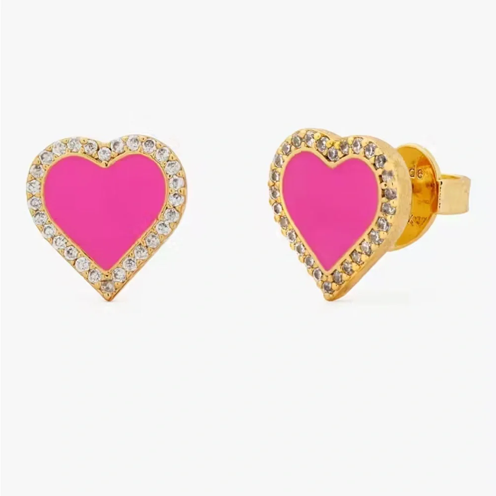 Kate Spade NWOT Take Heart Studs